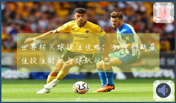 世界杯买球投注攻略：如何判断最佳投注时机与球队状态